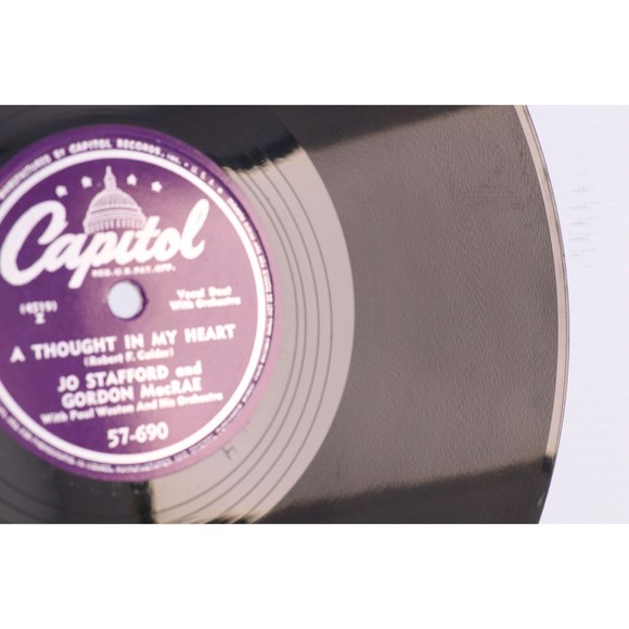 Jo Stafford, Gordon MacRae - Whispering Hope 1949 Polka 10" 78 rpm Record 57-690 - Picture 15 of 16